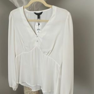 Banana Republic Cream Blouse
